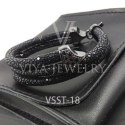 VSST-18 Origin Real Black Stingray Skin Bracelet with Swarovski stone setting- (13)