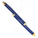VSST-18-GENUINE STINGRAY LEATHER BRACELET WITH SILVER CLASP WITH DIAMONDS (1)