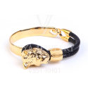 Rhinoceros Style Stingray Leather Bracelet