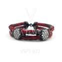 Top Sale Python Leather 925 Sterling Silver Bracelet