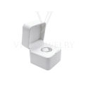 White jewelry Magnifying glass ring box