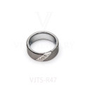 Quality Tungsten Ring With Diamond Setting 