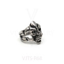2021Punk Style Stainless Steel Skull Ring