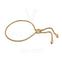 Luxury 2mm Elegant Box Chian Bracelet