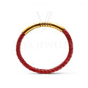 Braided Cow leather Fragrance Bracelet