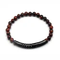 Red tiger eye beads fragrance bracelet (1)