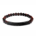 Red tiger eye beads fragrance bracelet (2)