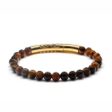 Brown tiger eye stone fragrance bracelet (2)