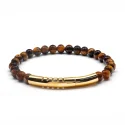 Brown tiger eye stone fragrance bracelet (3)