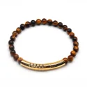Brown tiger eye stone fragrance bracelet (1)