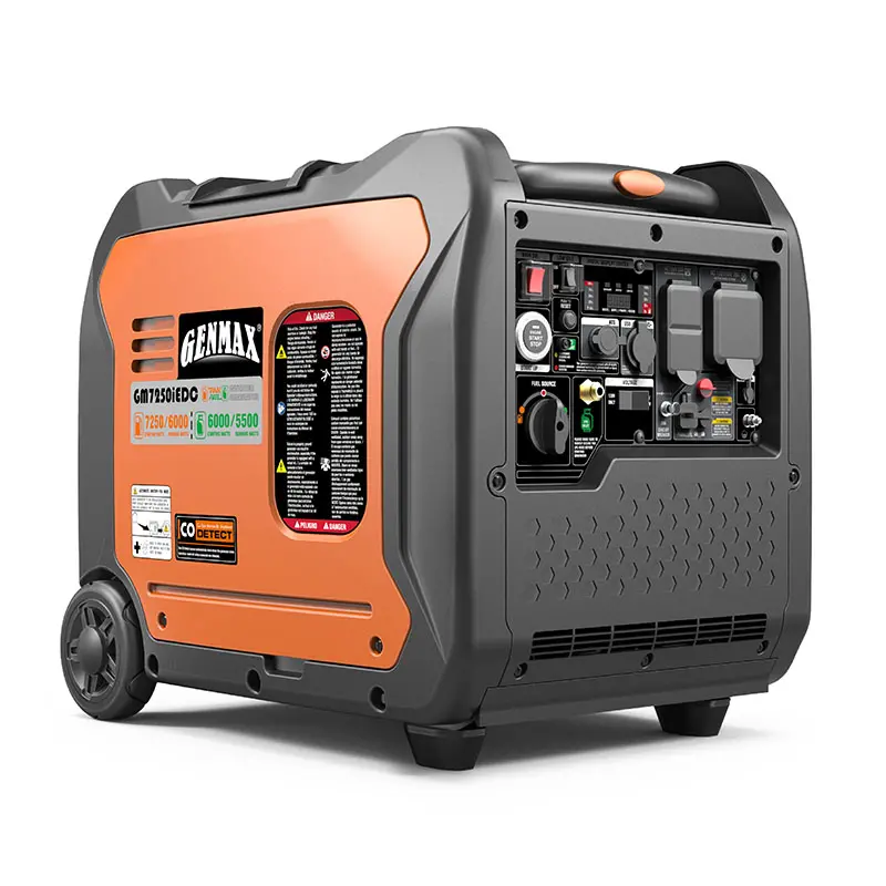 combineren Waardeloos Voor u GENMAX GM7250iEDC 7250 Watt Dual Fuel Inverter Generator with CO Detect