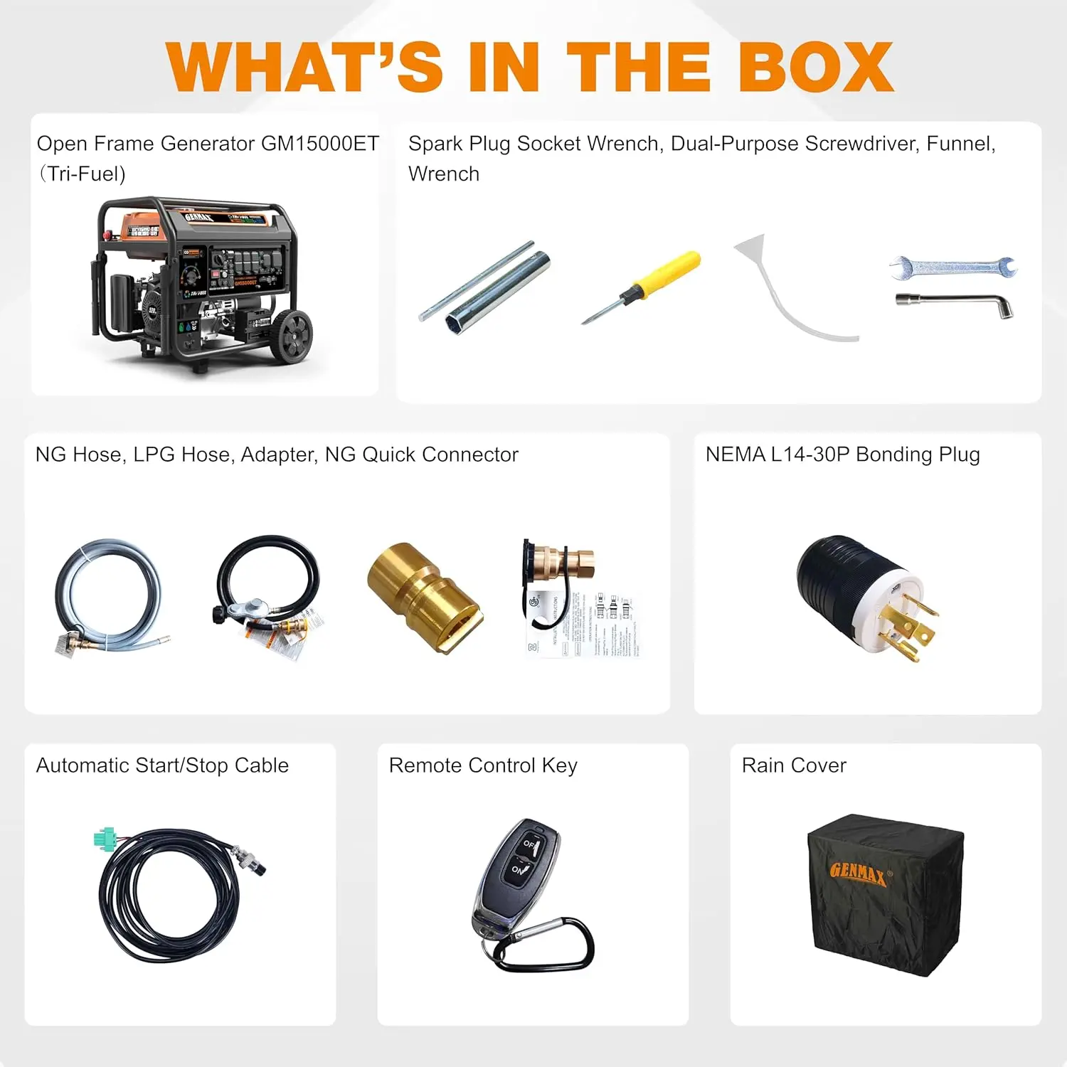 Official GENMAX GM15000ET product image 8