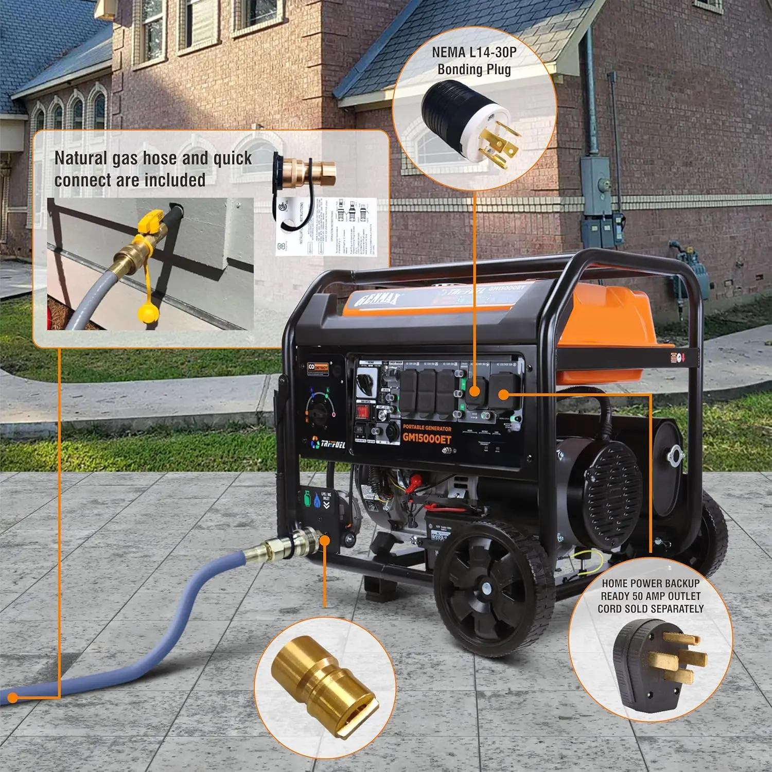 Official GENMAX GM15000ET product image 6