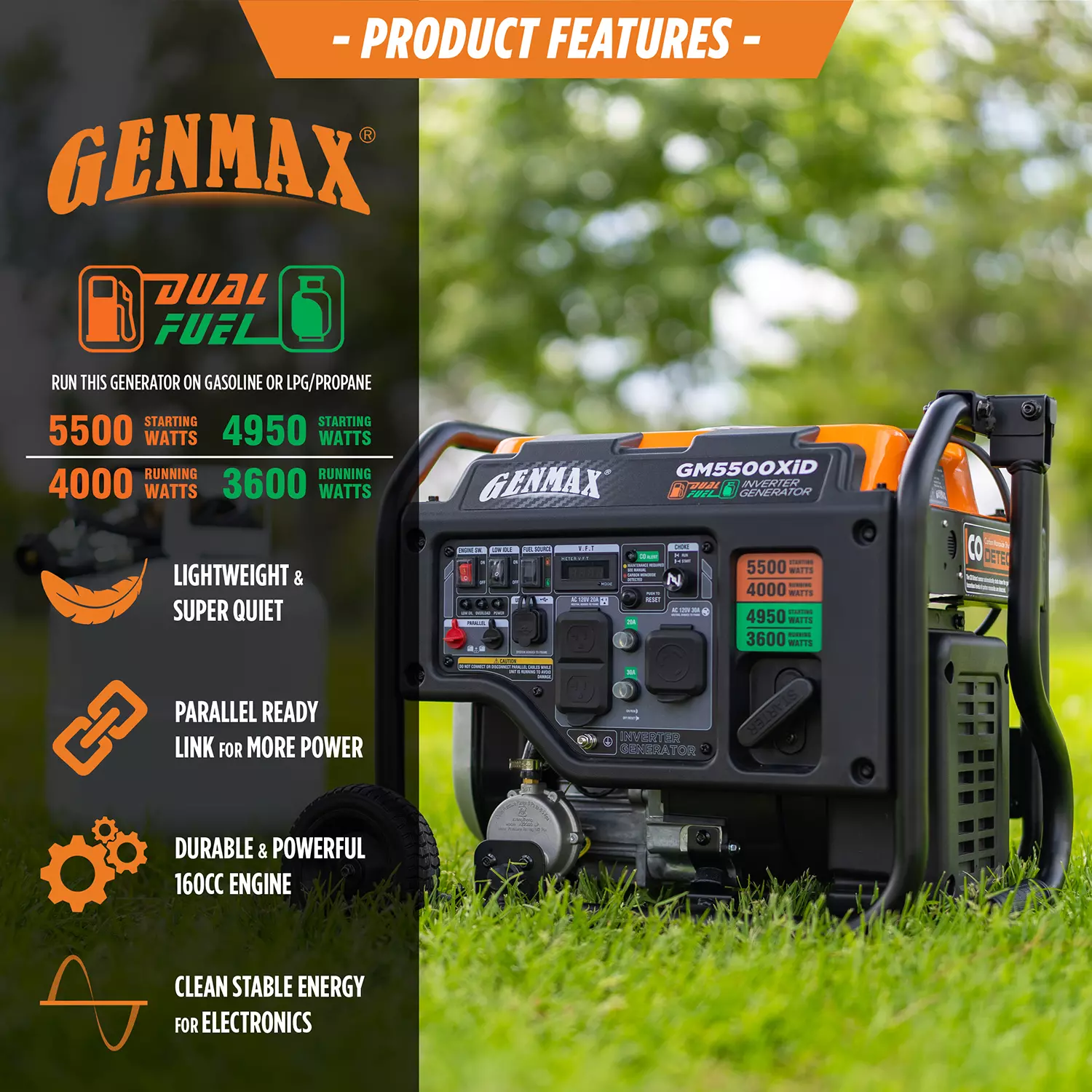 Official GENMAX GM5500XiD product image 3