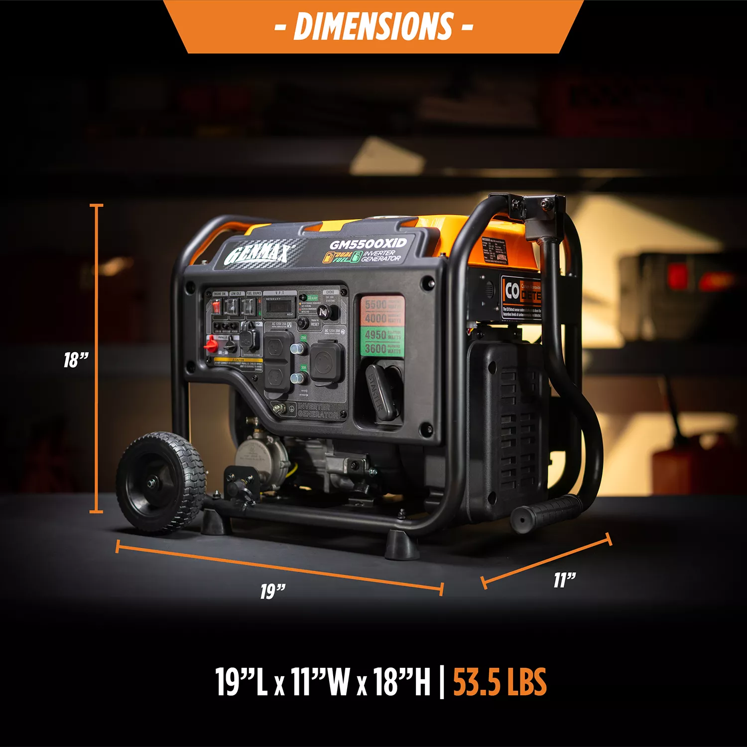 Official GENMAX GM5500XiD product image 4