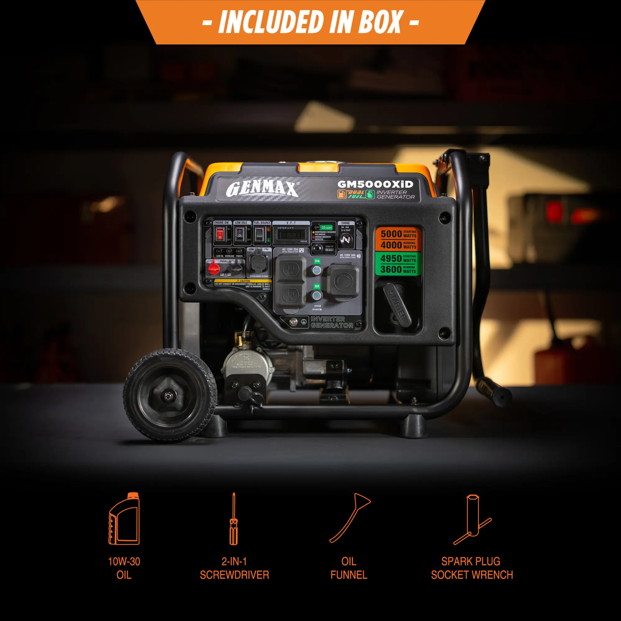 Official GENMAX GM5000XiD product image 6