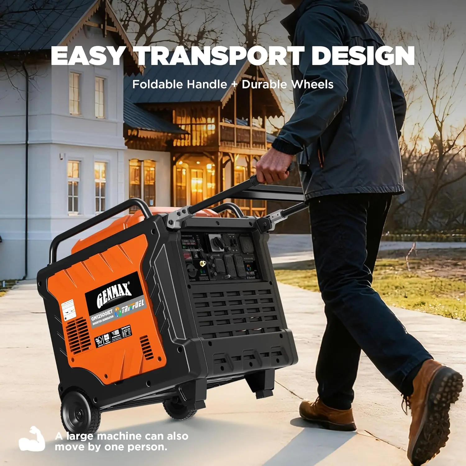 Official GENMAX GM12500iET product image 4