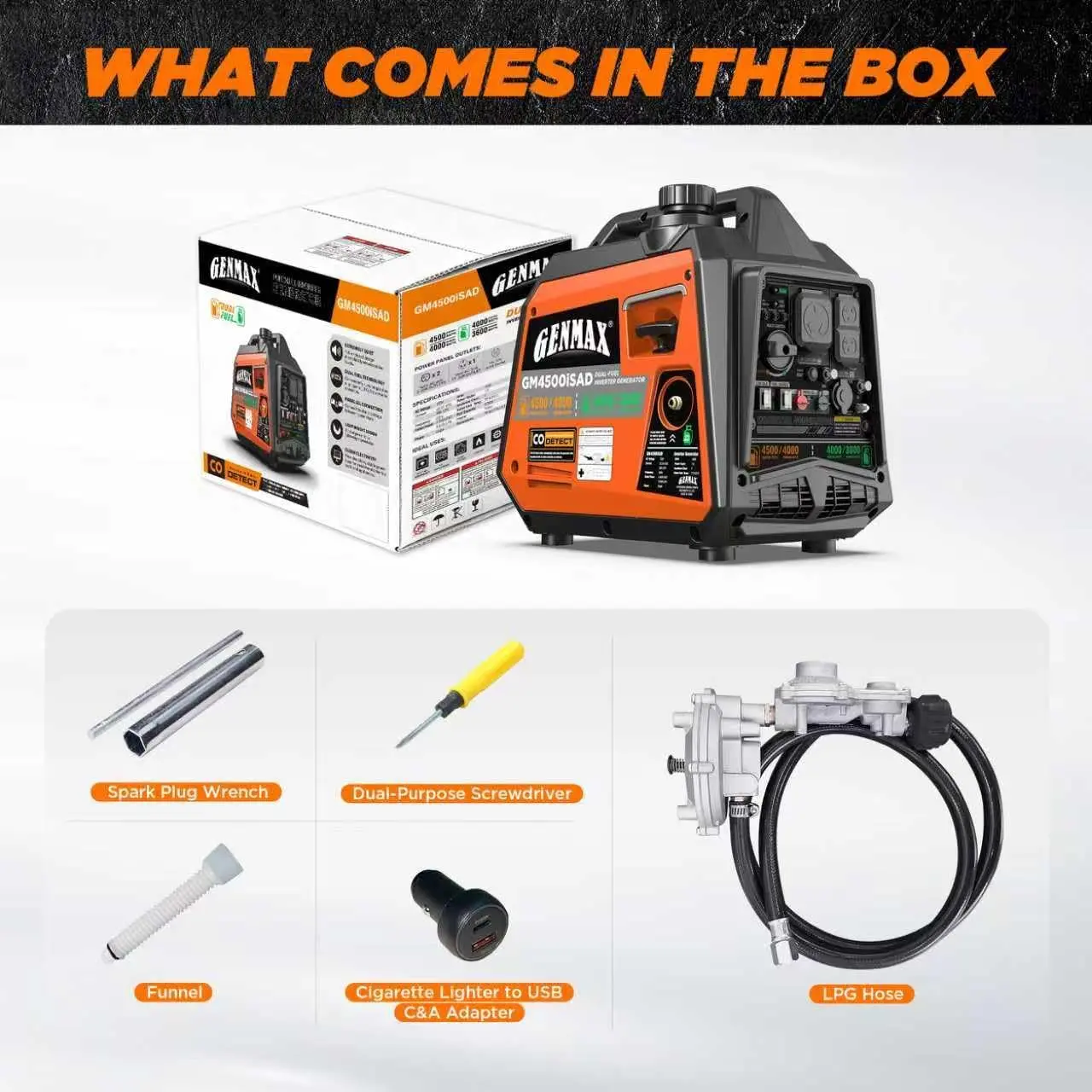 Official GENMAX GM4500iSAD product image 5