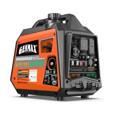 GENMAX GM4500iSAD 4500W Peak Dual-Fuel Silent Inverter Generator