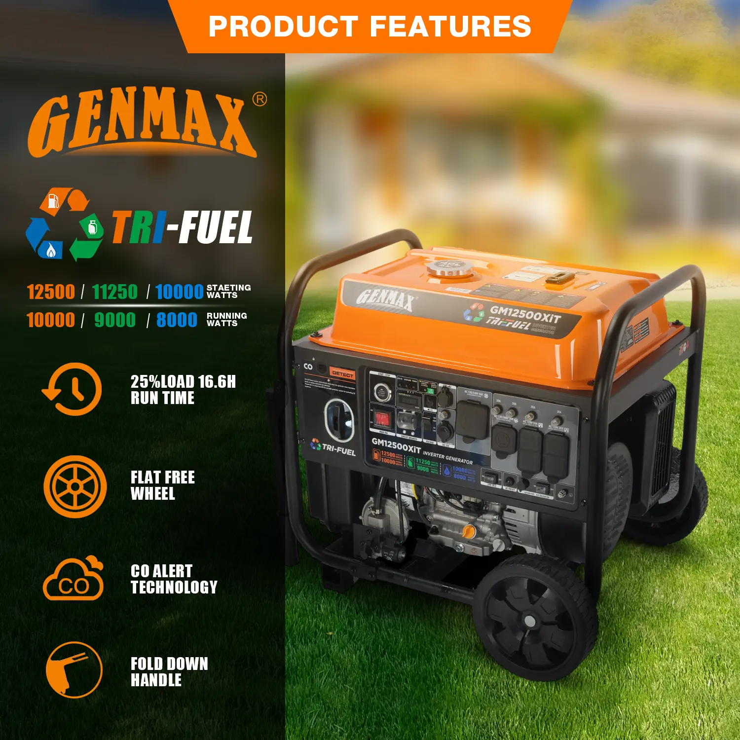 Official GENMAX GM12500XiT product image 3
