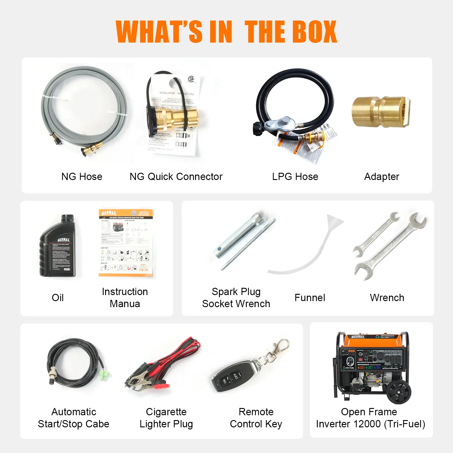 Official GENMAX GM12000XiT product image 8