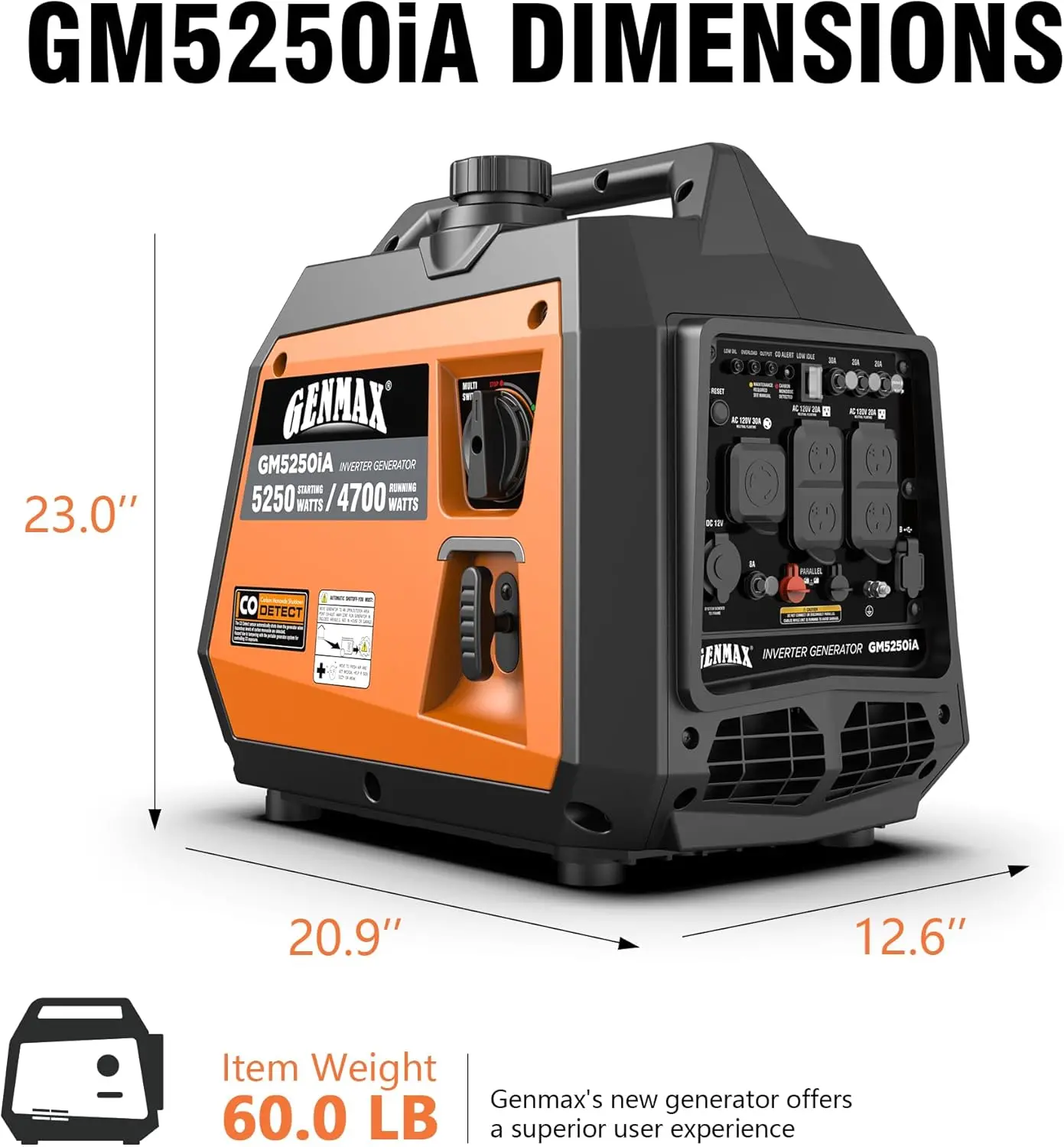 Official GENMAX GM5250iA product image 9
