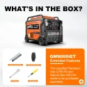 GENMAX GM9000iET 9000W Portable Inverter Generator