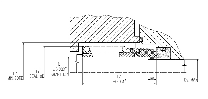 John Crane Type 1B Balanced Mechanical Seal