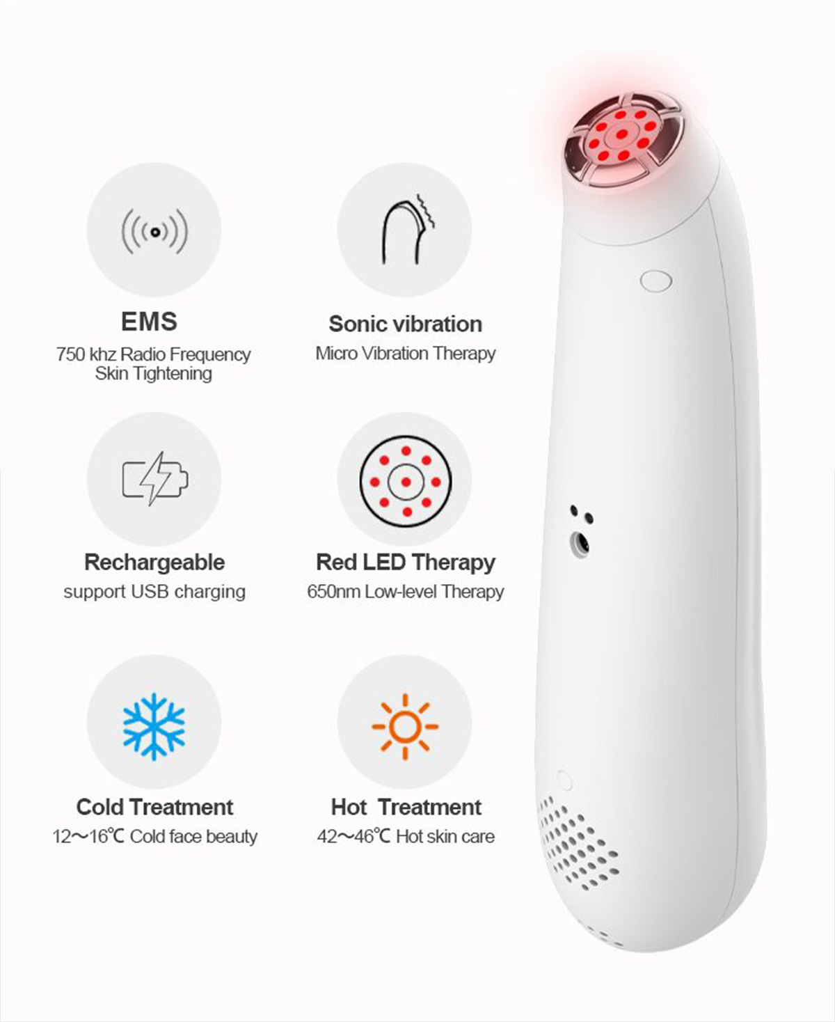 SM9003C Light Therapy Cleaning and Beauty Instrument