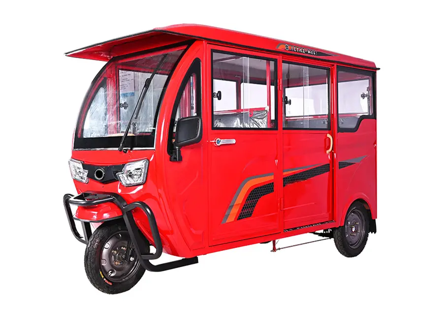 Full Closed Rickshaw Tricycle Keke Tricycle Electric Tricycle for