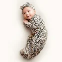 Baby knot Gown set bamboo jersey super comfy cusmized print