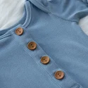 Newborn baby Knotted gown Sleeping Bag with Hat (3)