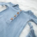 Newborn baby Knotted gown Sleeping Bag with Hat (8)