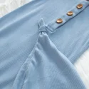 Newborn baby Knotted gown Sleeping Bag with Hat (6)