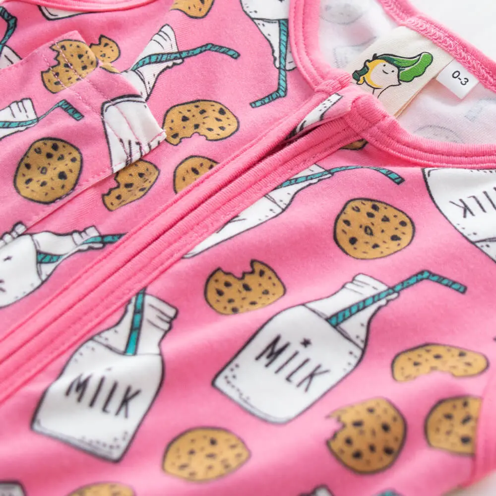 Baby Zip Front Pajamas sleeveless (5)
