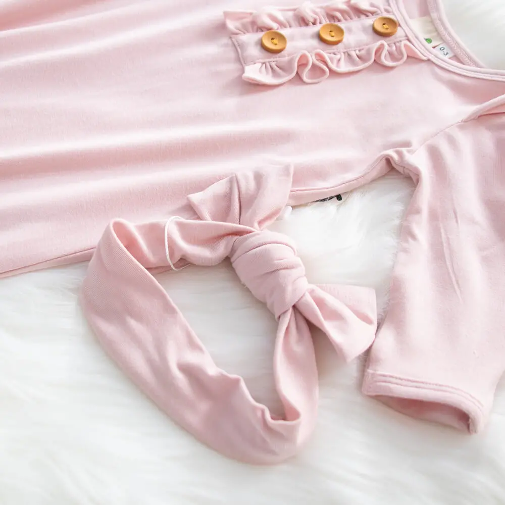 Pink Baby Gown (6)