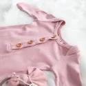 knotted Gown Baby Girl with headband (1)