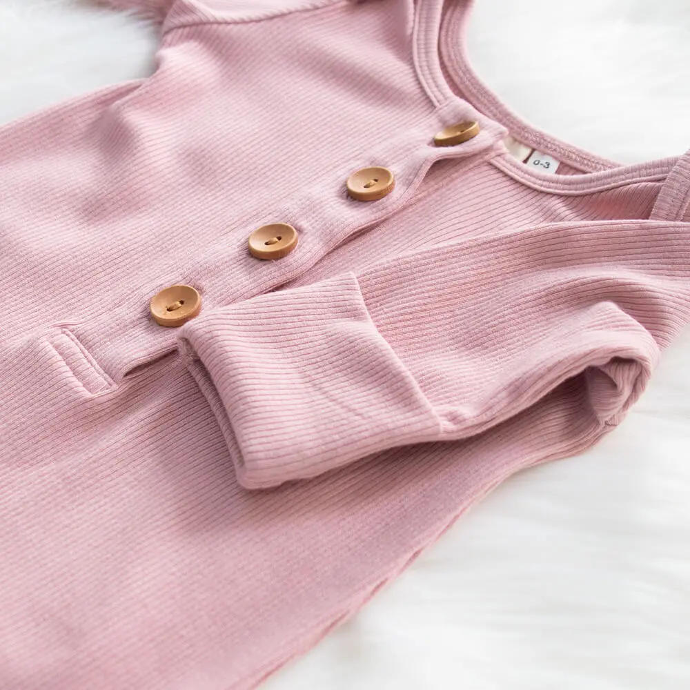 knotted Gown Baby Girl with headband (7)