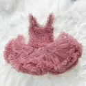 Toddler Girls Camisole Dance Tutu Leotard with Fluffy Ballet Dress
