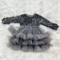 Baby Girls Sequin Girl Dress Toddler Princess Tulle Tutu skirt