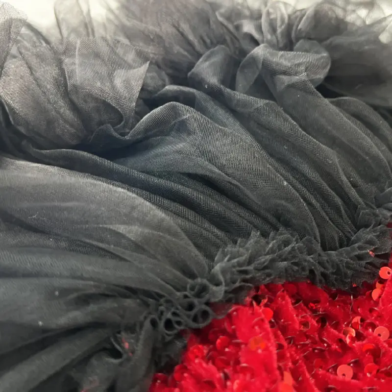 Baby Girls Sequined Flower Girl Dress Toddler Princess Tulle Tutu Pageant Ball Gowns (2)