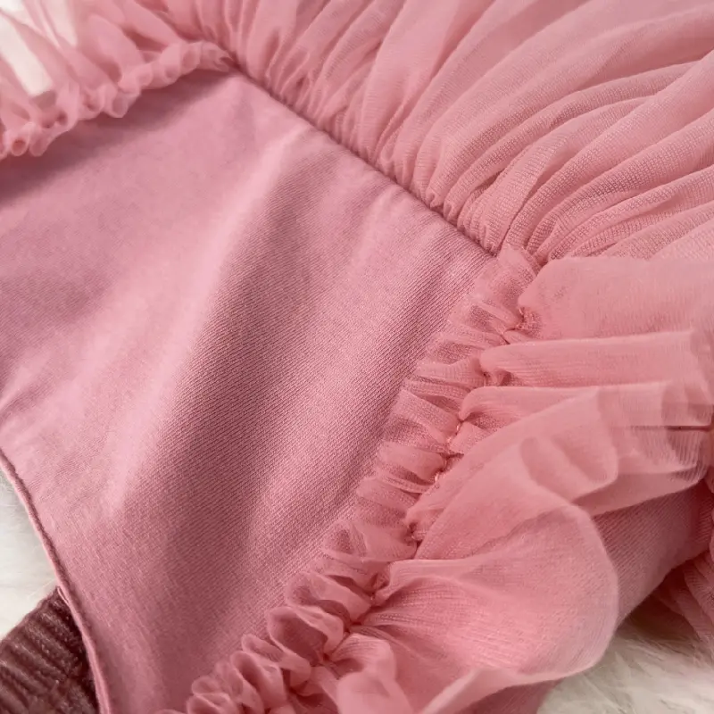 Baby Girls Soft Fluffy Tutu Skirt with Diaper Cover,Toddler Girl Tutu Skirt Sets (6)