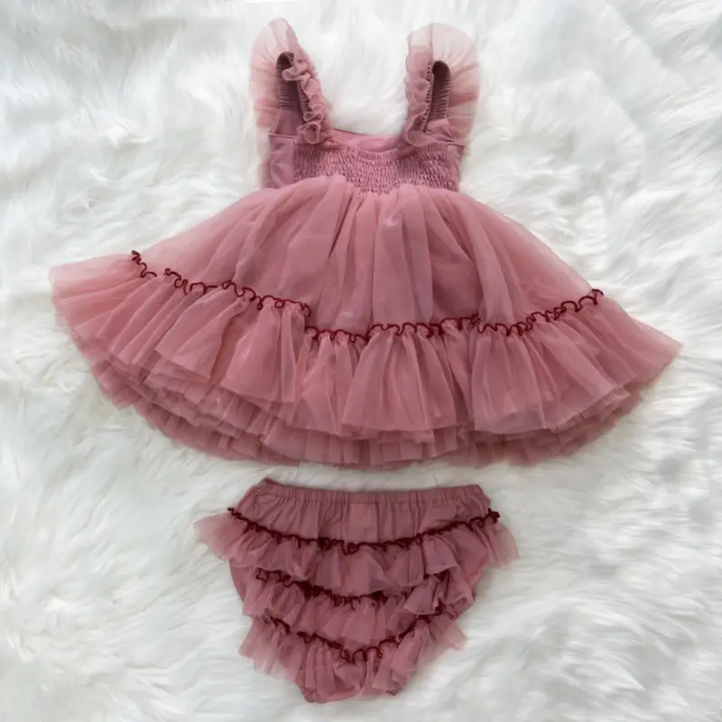 Baby Girls Soft Fluffy Tutu Skirt with Diaper Cover,Toddler Girl Tutu Skirt Sets (5)
