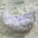 Baby Girls Soft white Tutu Skirt Toddler Ruffled dress