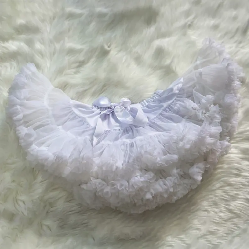 Baby Girls Soft Tutu Skirt Toddler Ruffled dress (1)