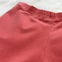baby Little Girls Solid Ruffles Cotton Shorts Pants (4)