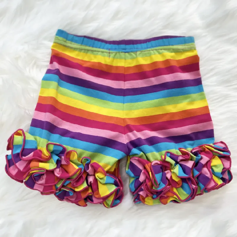 Baby Toddler Girls Cotton Icing Ruffles Shorts (5)