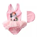One piece Swimwear kids Baby girls ballerina dress Manufacturer (7)