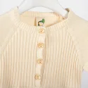 Baby ropmer sweater details