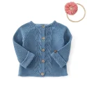 Custom Baby Girls' Cardigan Sweaters Coats cotton Knit Cardigan